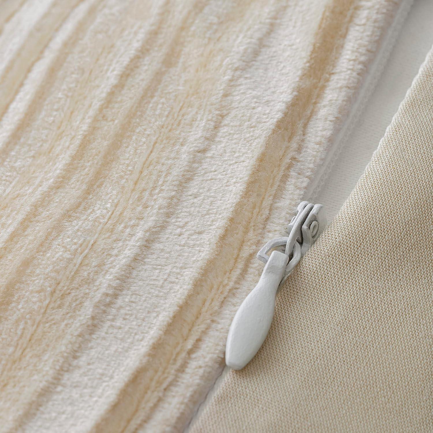 Martha Stewart  100% Cotton Luxury King 3Pc Duvet Set 1 Duvet Cover 2 Pillow Shams