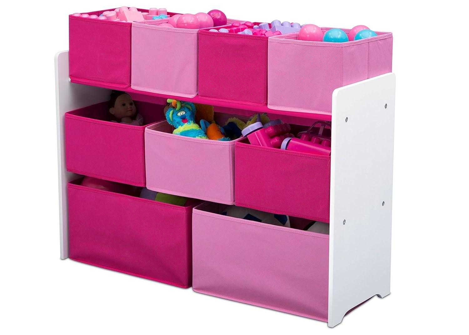 Delta Children Deluxe Multi-Bin Toy Organizer with Storage Bins - Greenguard Gold Certified