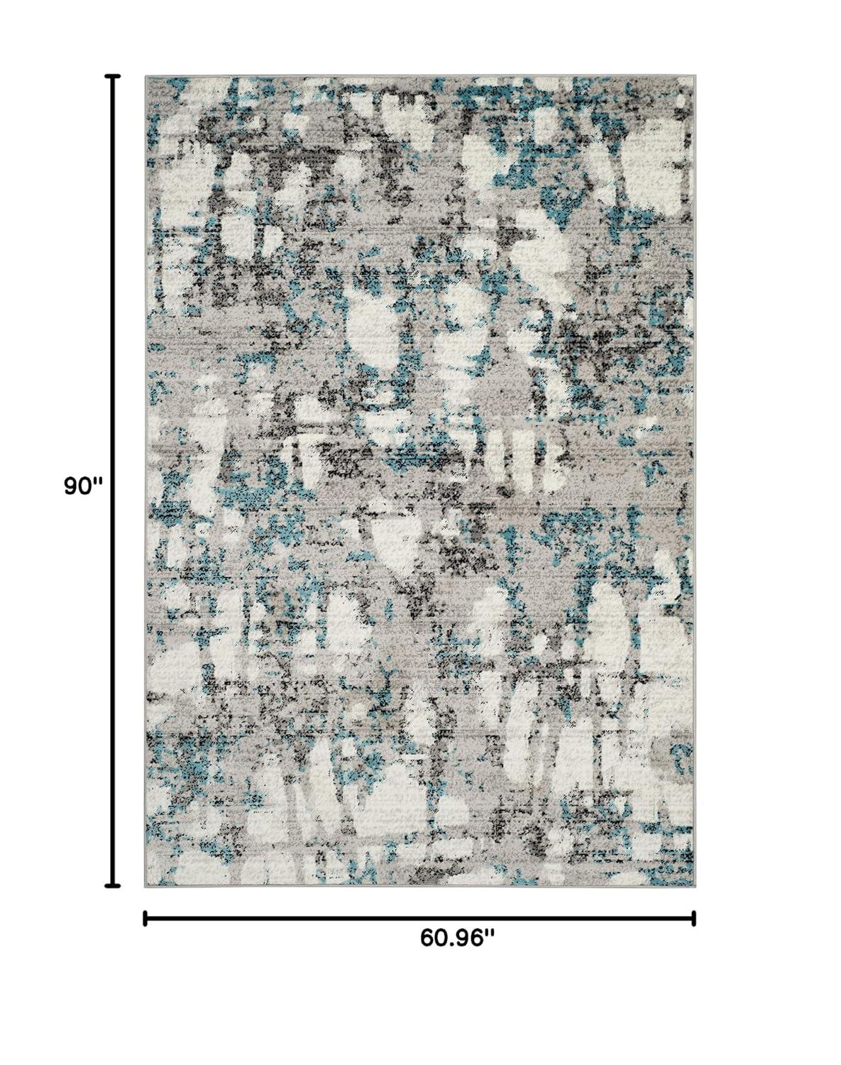 Skyler SKY193 Power Loomed Indoor Area Rug - Grey/Purple - 5'1"x7'6" - Safavieh
