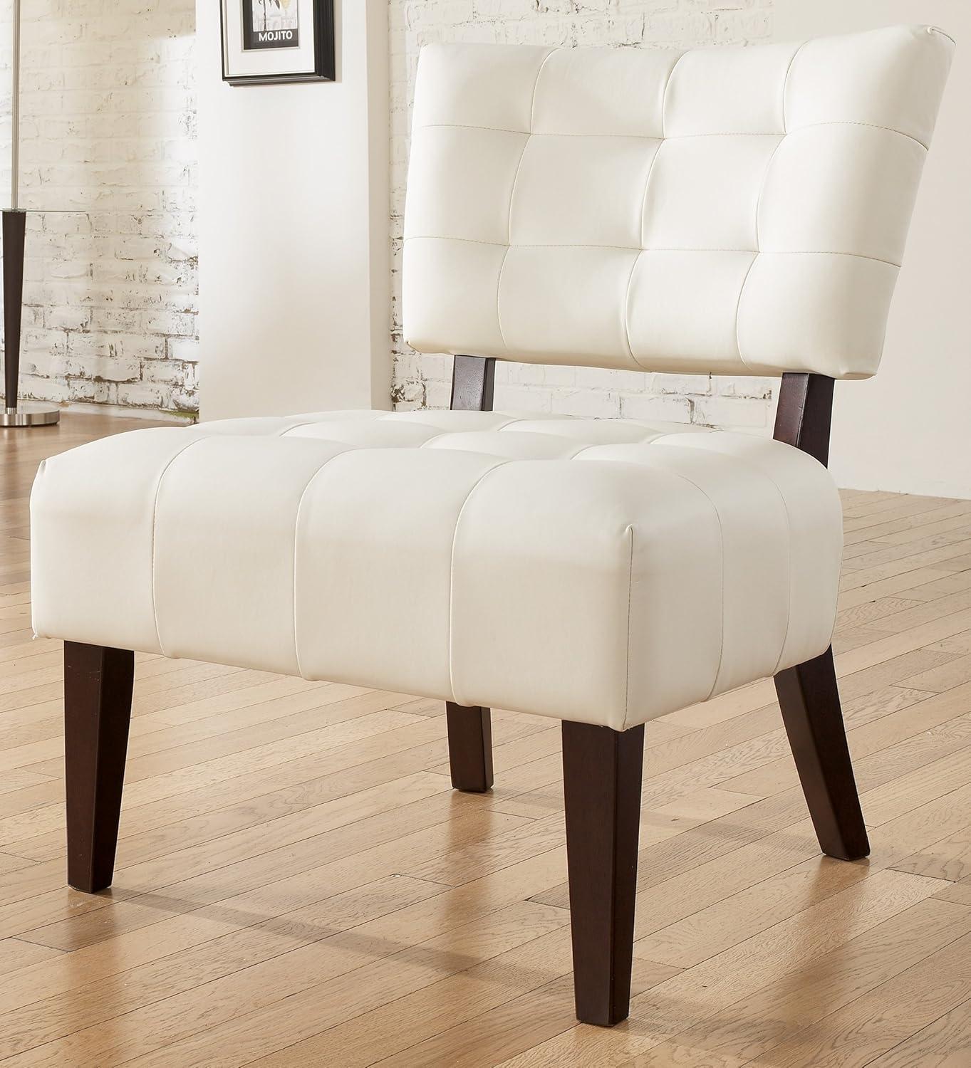 Roundhill Furniture Tufted Accent Chair with Oversized Seating