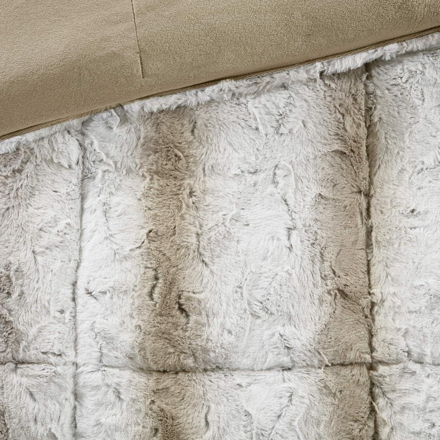 Zuri Faux Fur Comforter Set