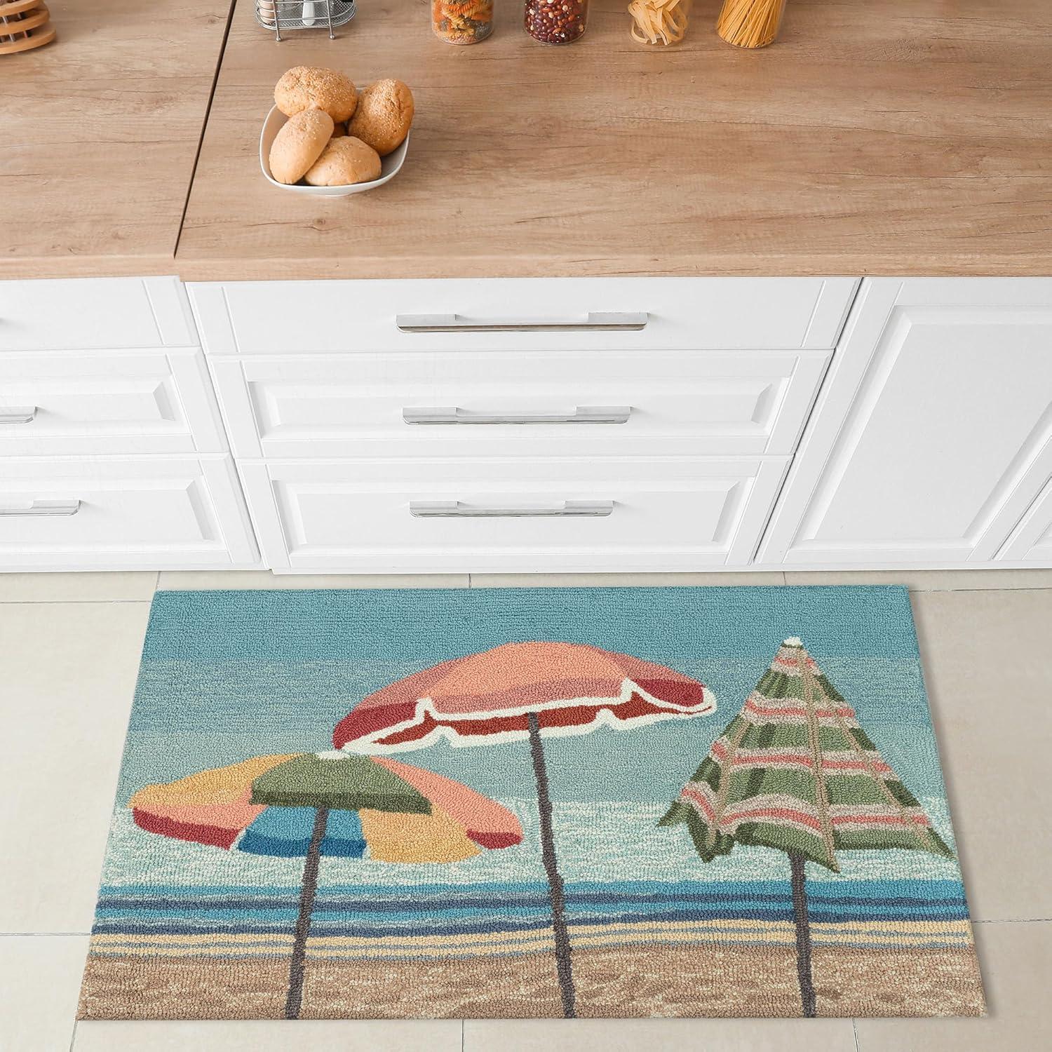 Liora Manne Frontporch Anchor Indoor/Outdoor Rug Navy 2' x 3'