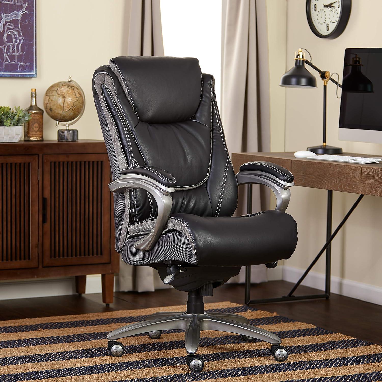Serta Serta Baxter Big and Tall Smart Layers Executive Office Chair with Layered Body Pillows