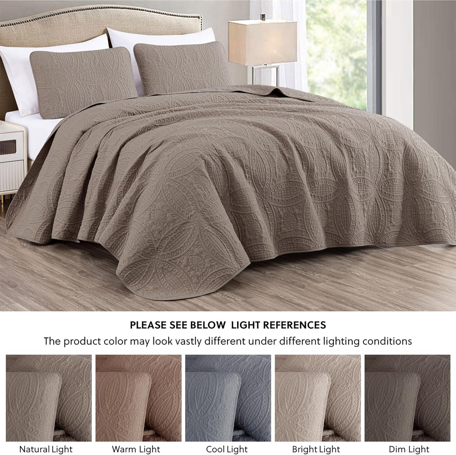 Austin Standard Geometric Shapes Coverlet Set