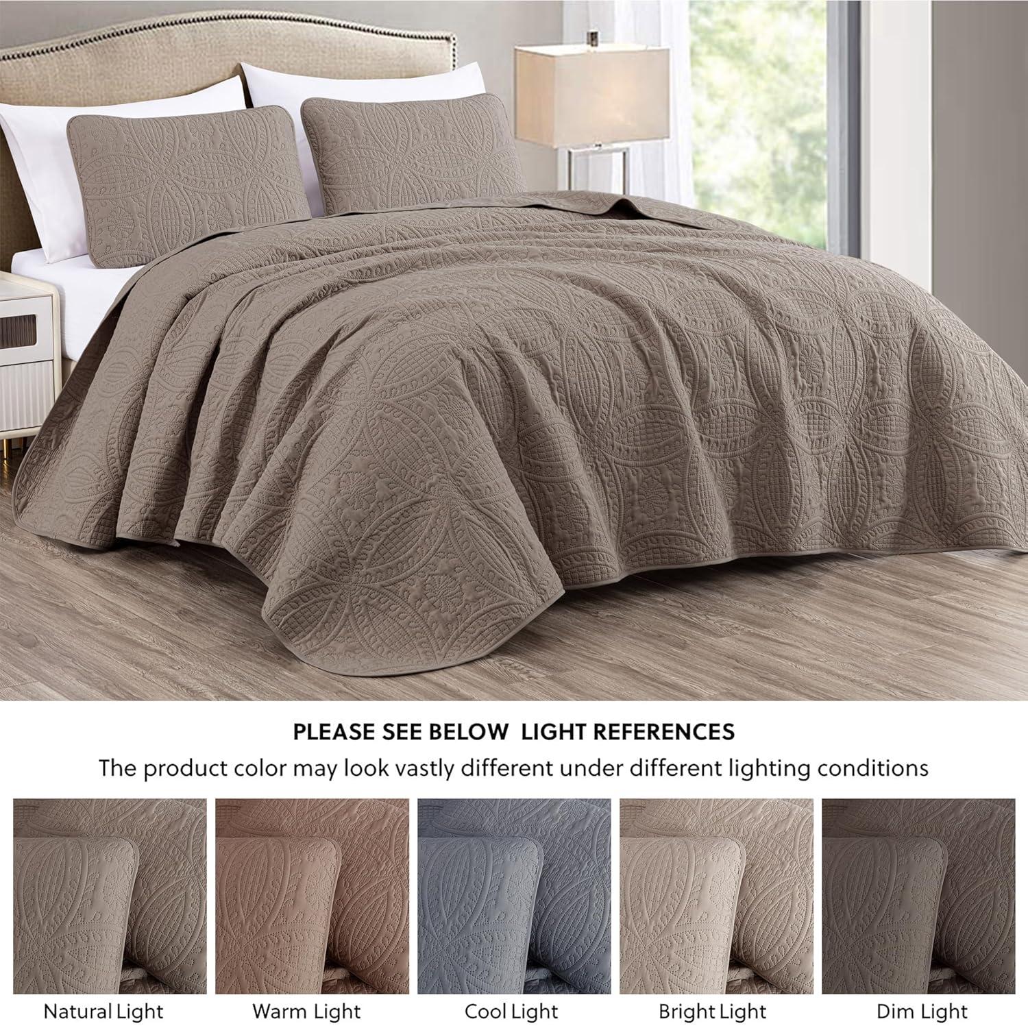Austin Standard Geometric Shapes Coverlet Set