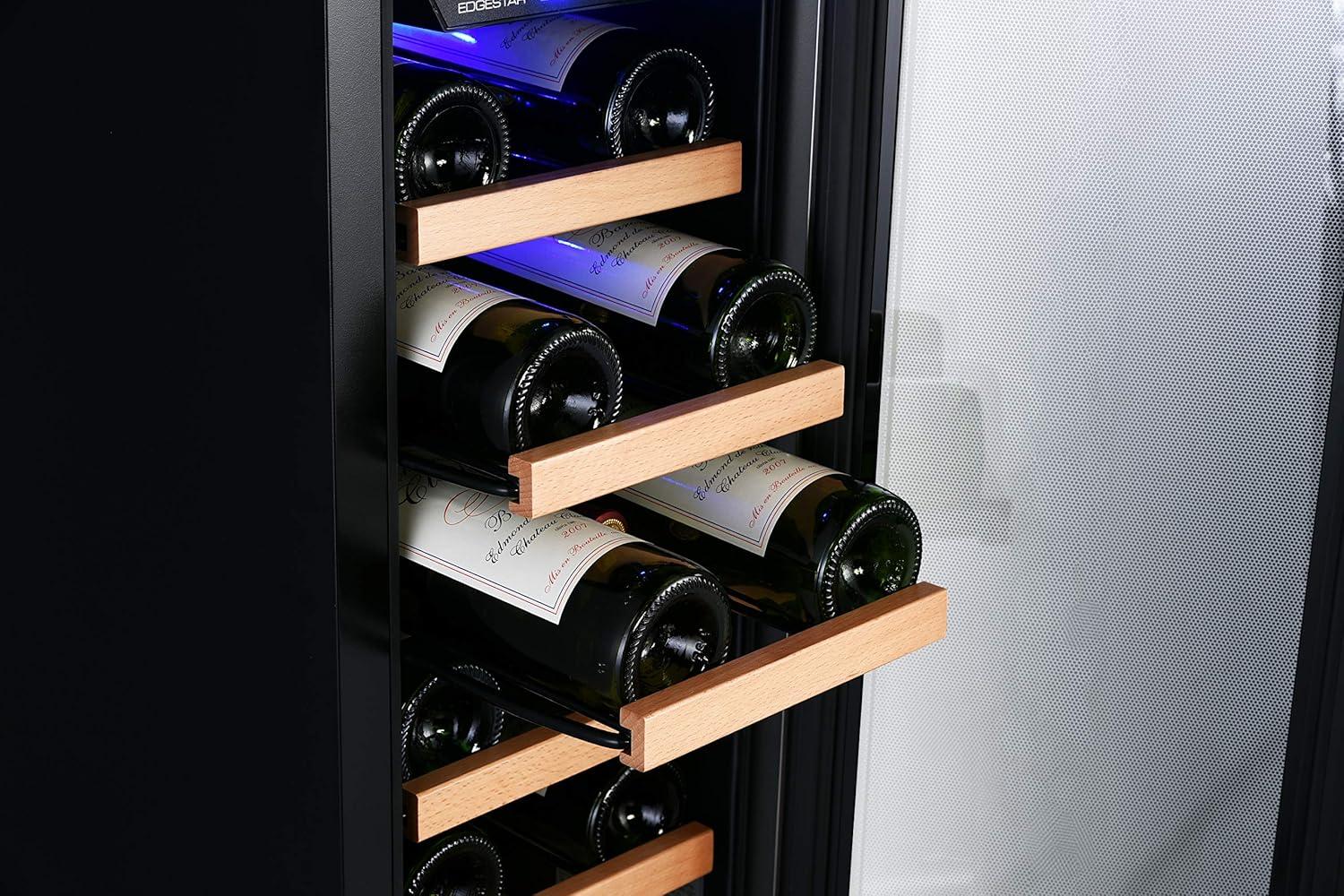 EdgeStar EdgeStar Single Zone 15'' Built-In 30 Bottle Wine Refrigerator with Reversible Door