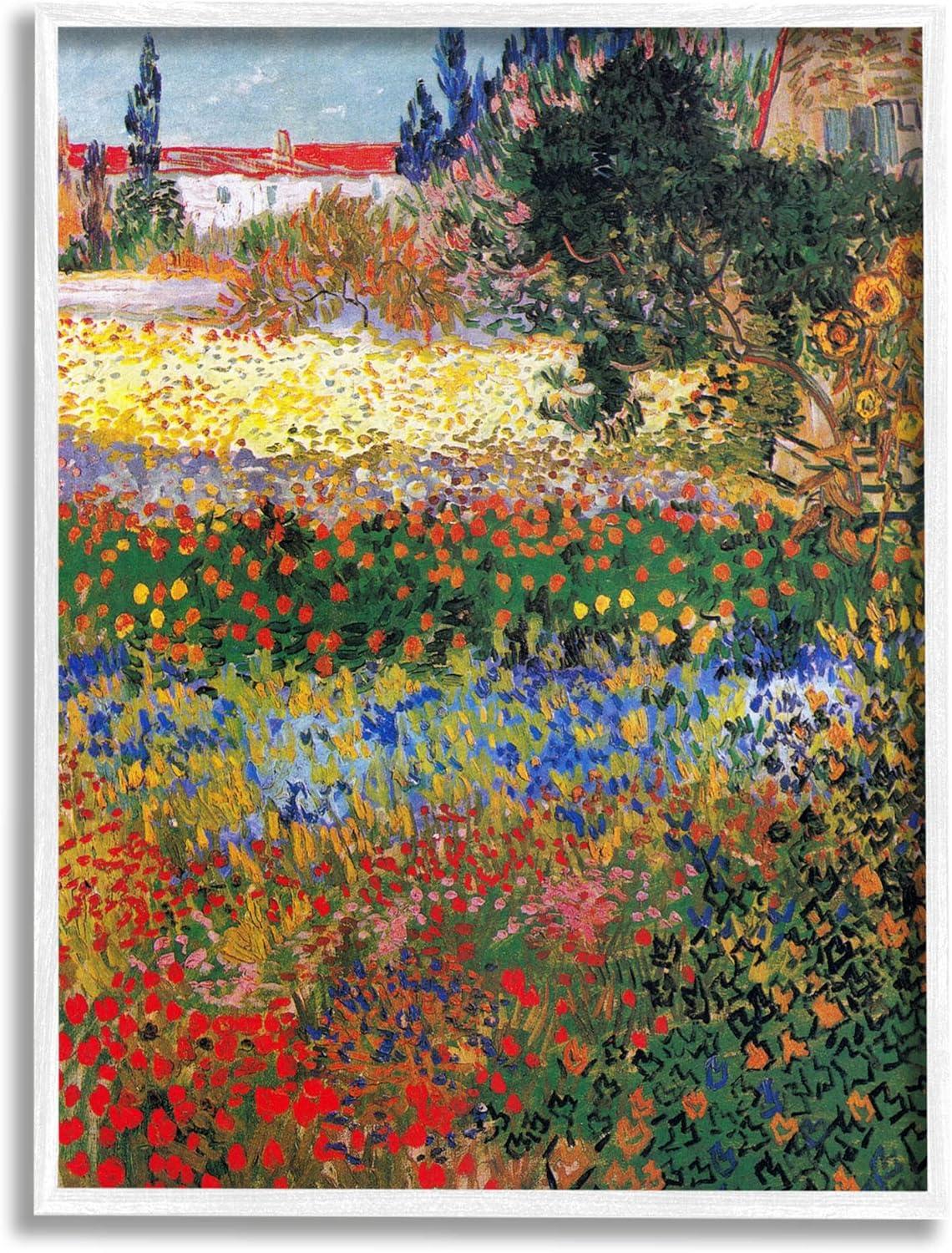 Stupell Industries " Flower Garden Van Gogh Vivid Painting " by One1000paintings Painting Print