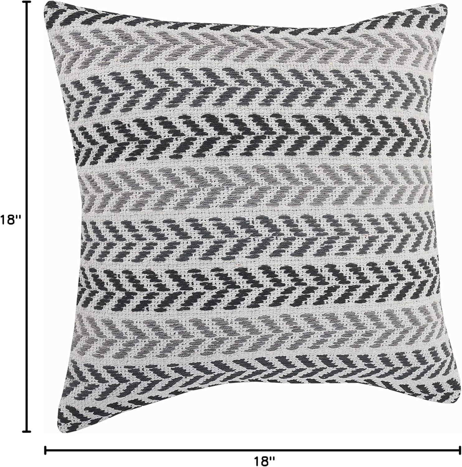 Eva Geometric Cotton Throw Pillow