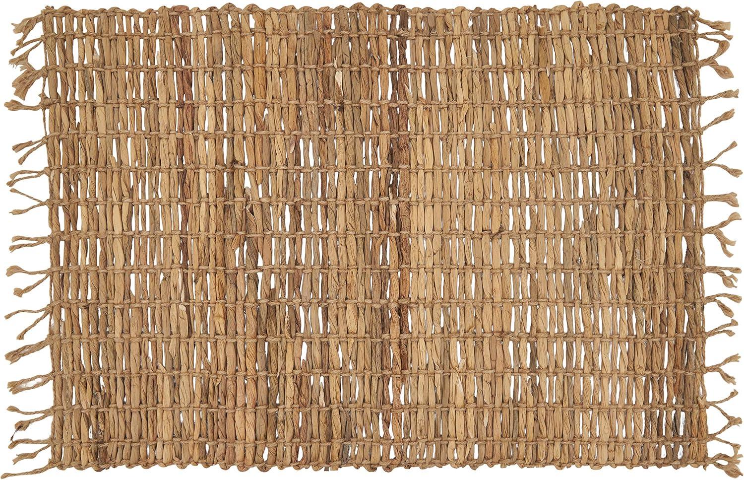 Natural Water Hyacinth Rectangular Placemats Set of 4