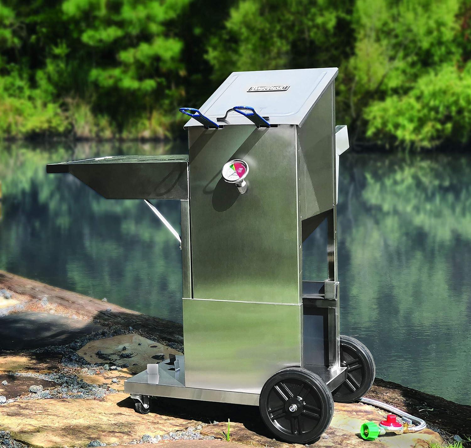 ZAUHLXD 700-185, Accessory Cart for Bayou Fryer Holds 4-gal