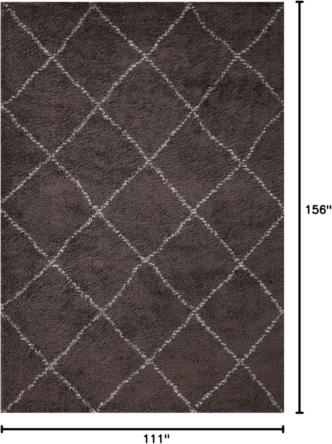 Loloi Bliss Shag Bark / Grey 9'-3" x 13' Area Rug