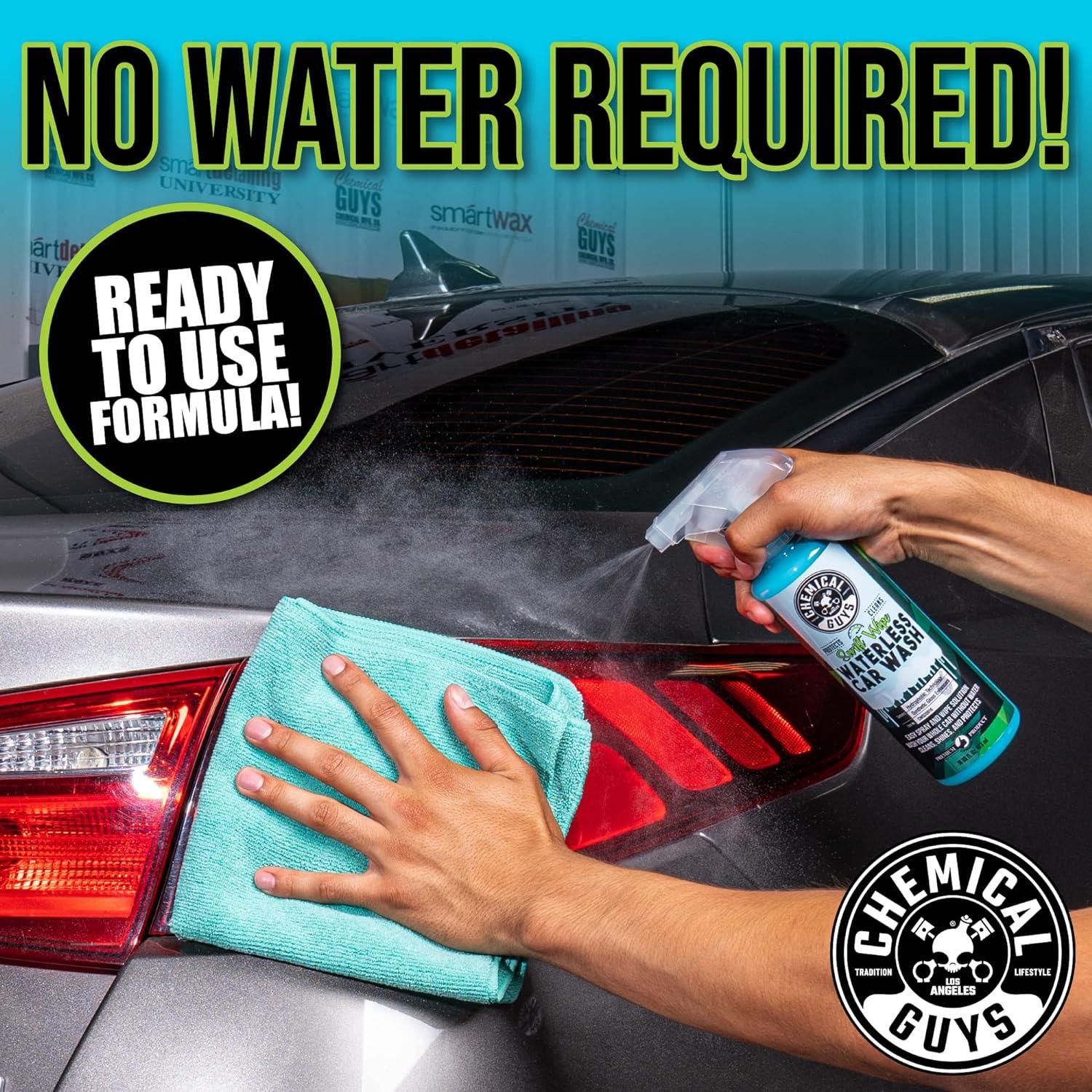 Chemical Guys Swift Wipe Waterless Car Wash: Liquid Car Cleaner, Automotive Cleaning Kit, Unscented Car Wipes