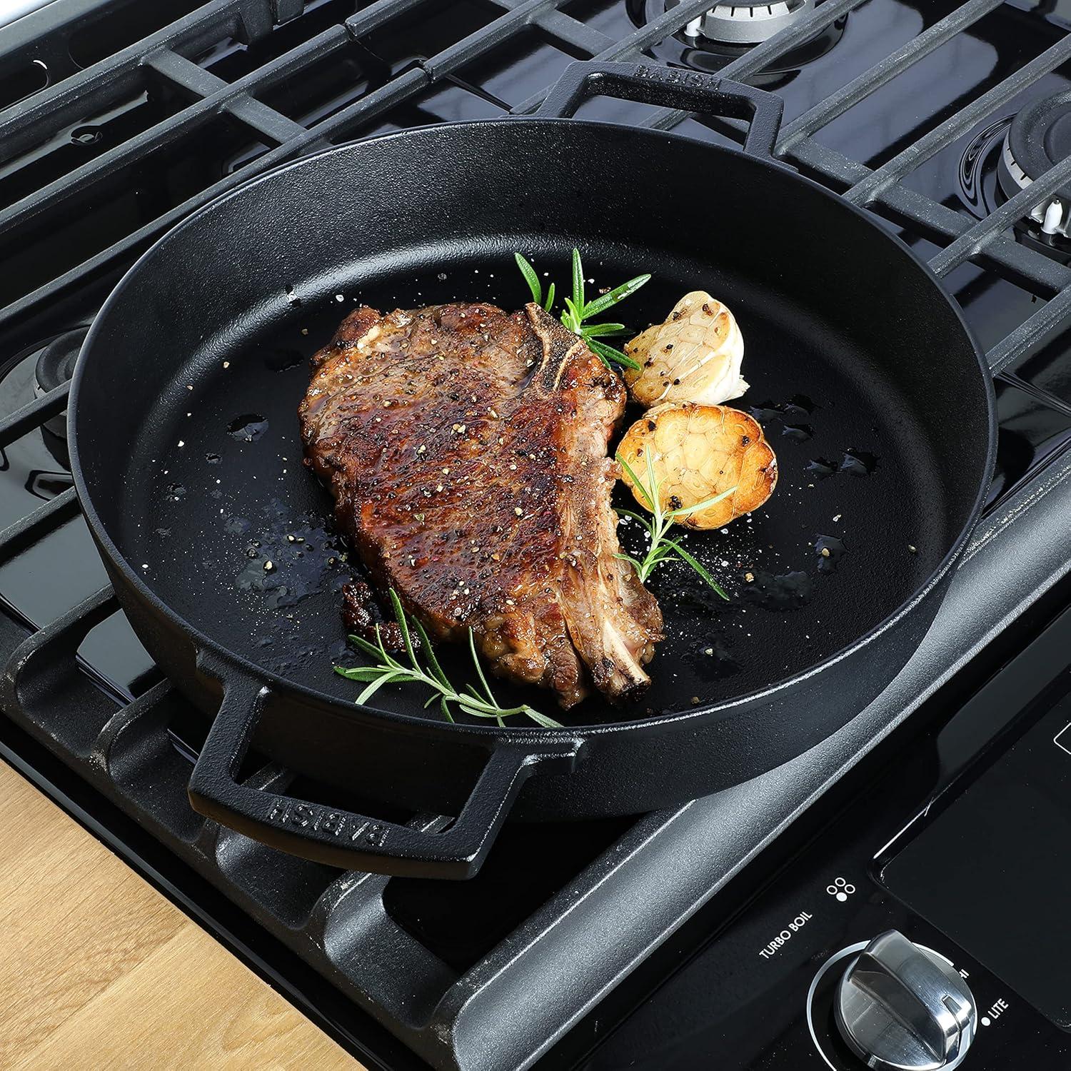 Babish Cast Iron Everyday Pan, 13-Inch