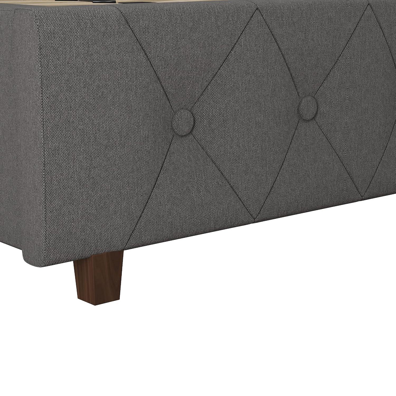 CosmoLiving by Cosmopolitan Mercer Tufted Upholstered Platform Bed