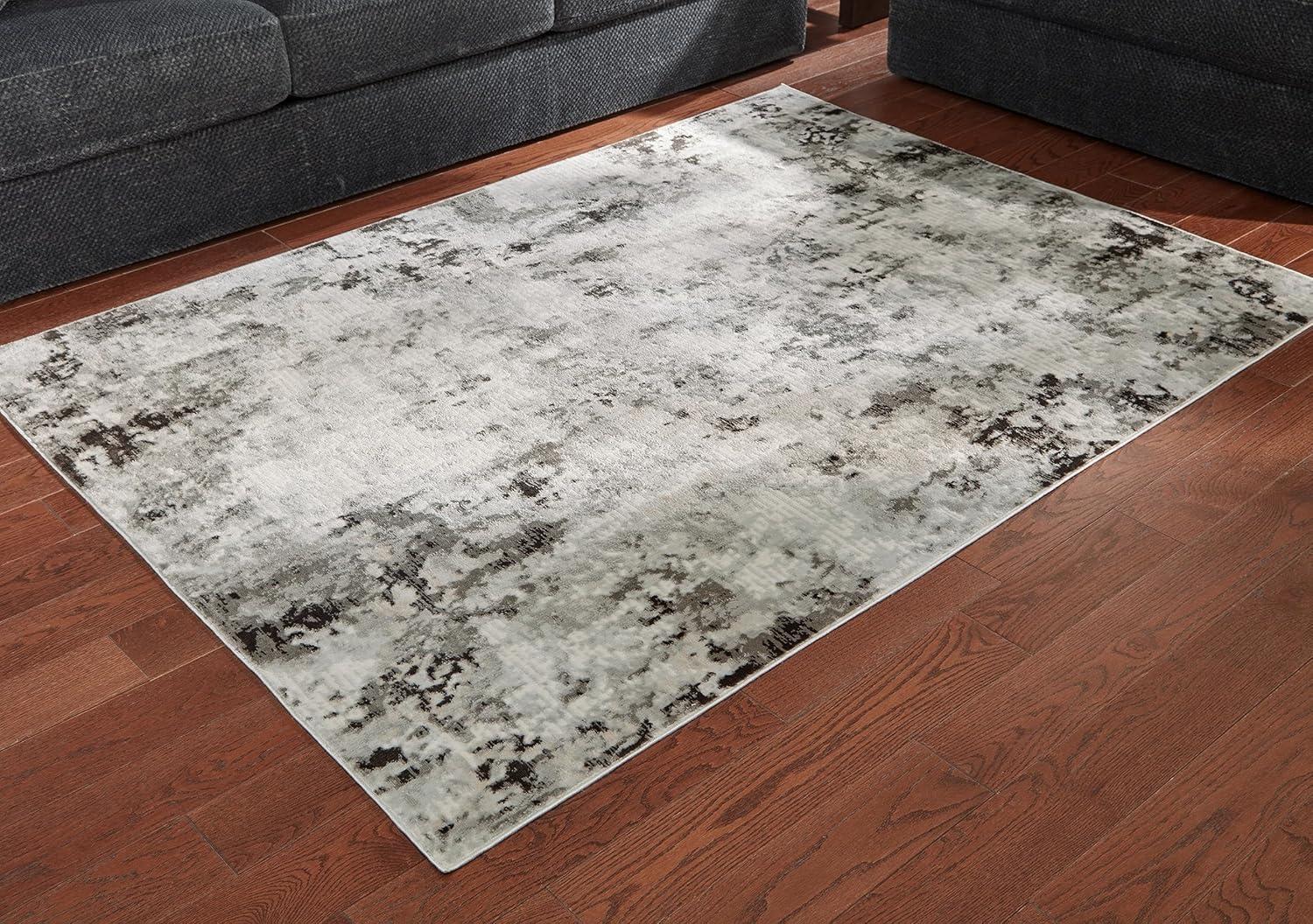 Greyland 5' x 7' Multicolor Abstract Synthetic Area Rug