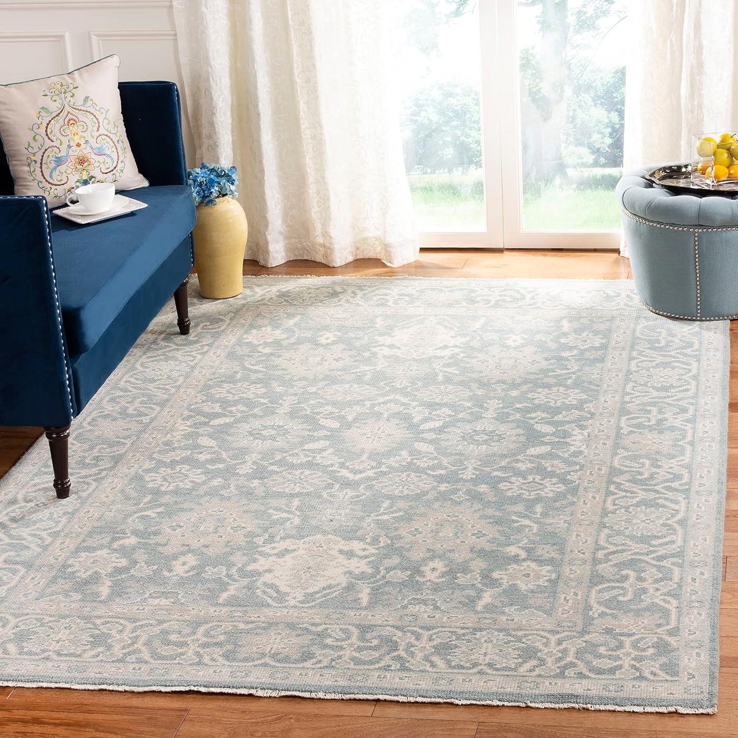 Oushak OSH357 Hand Knotted Area Rug  - Safavieh