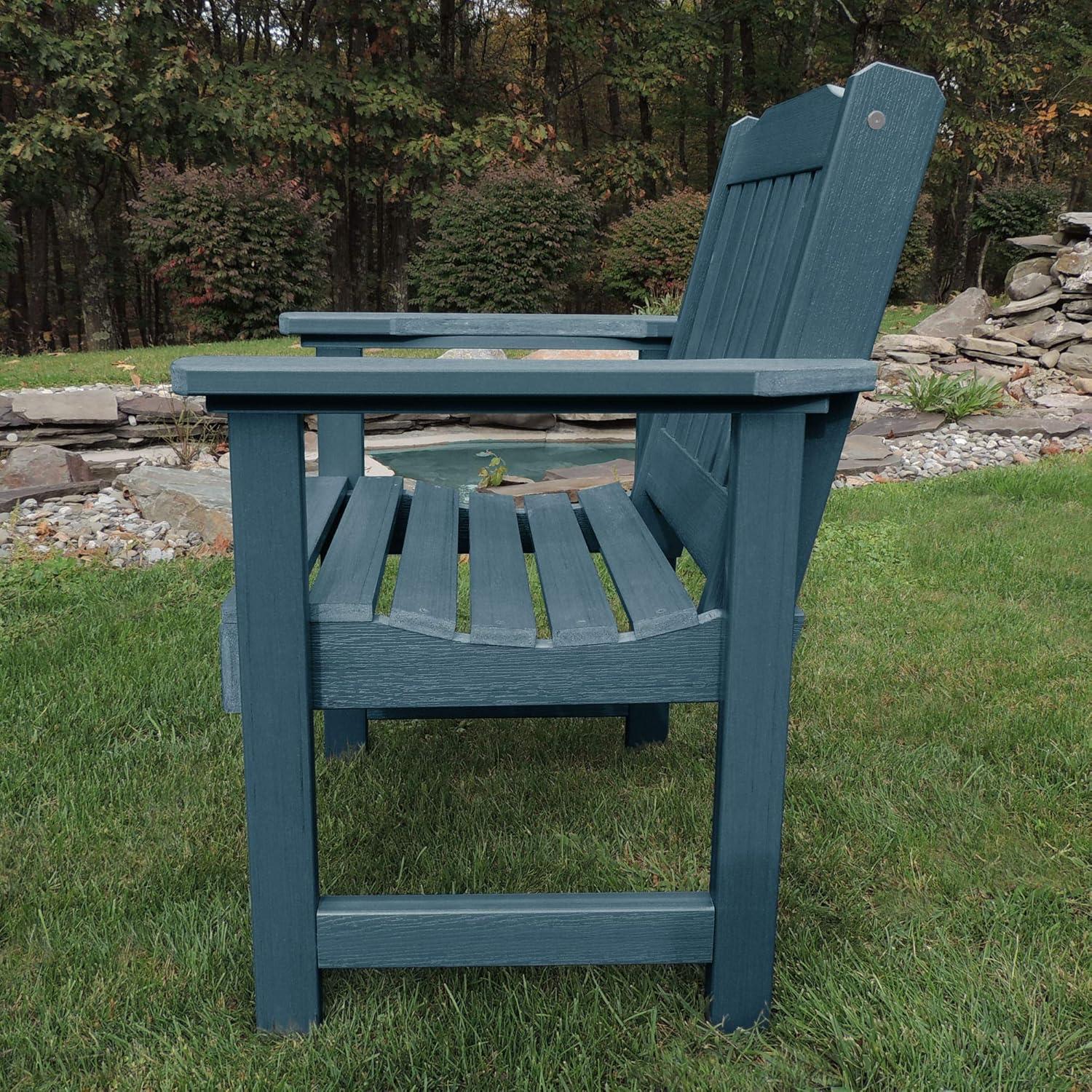 highwood  Lehigh Synthetic Wood Garden Chair Nantucket Blue