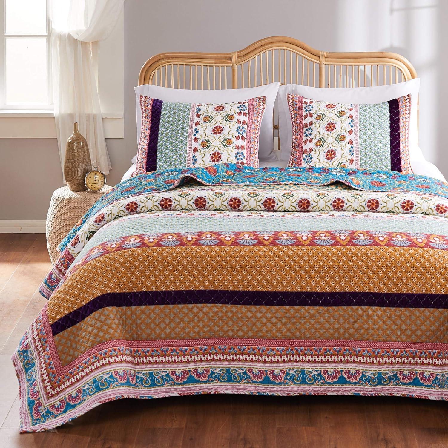 Greenland Home Fashions Thalia Quilt Bedding Set