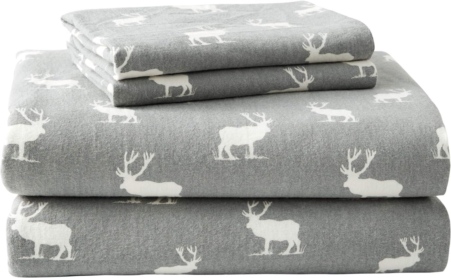 Patterned Flannel Sheet Set - Eddie Bauer