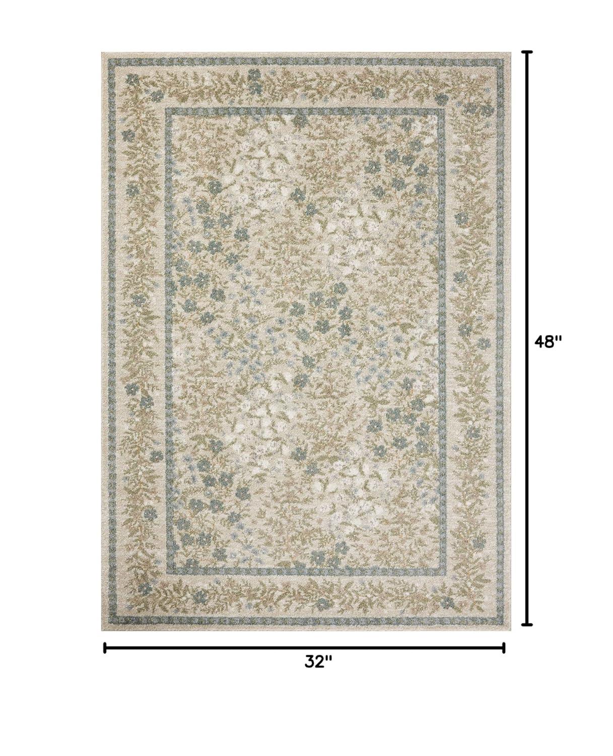 Rifle Paper Co. x Loloi Rifle Paper Co. x Loloi Laurel Cream Area Rug