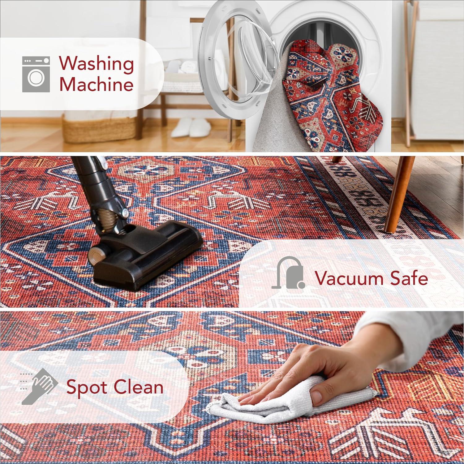 Nuloom Stella Machine Washable Traditional Global Indoor Area Rug