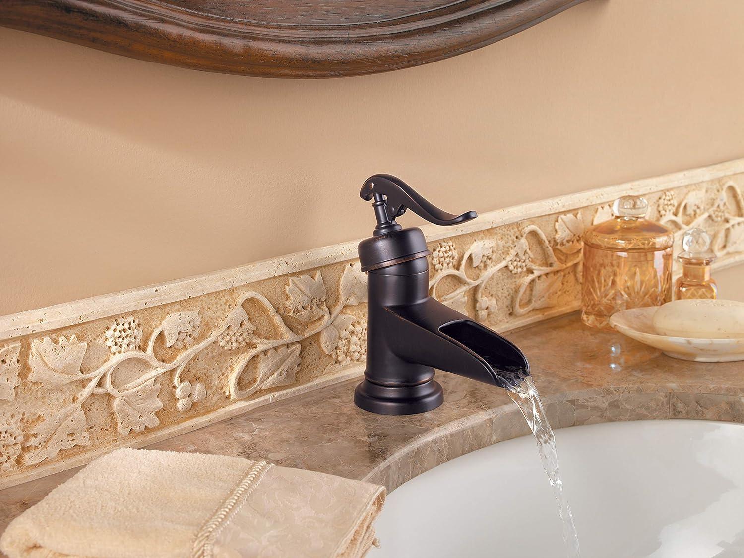 Ashfield Single Hole Bathroom Faucet with Drain Assembly