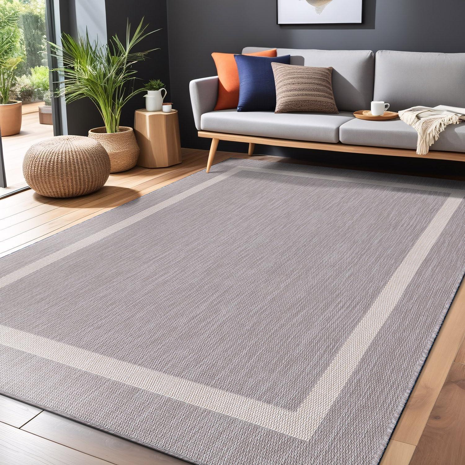 Waikiki Gray Indoor/Outdoor Rug