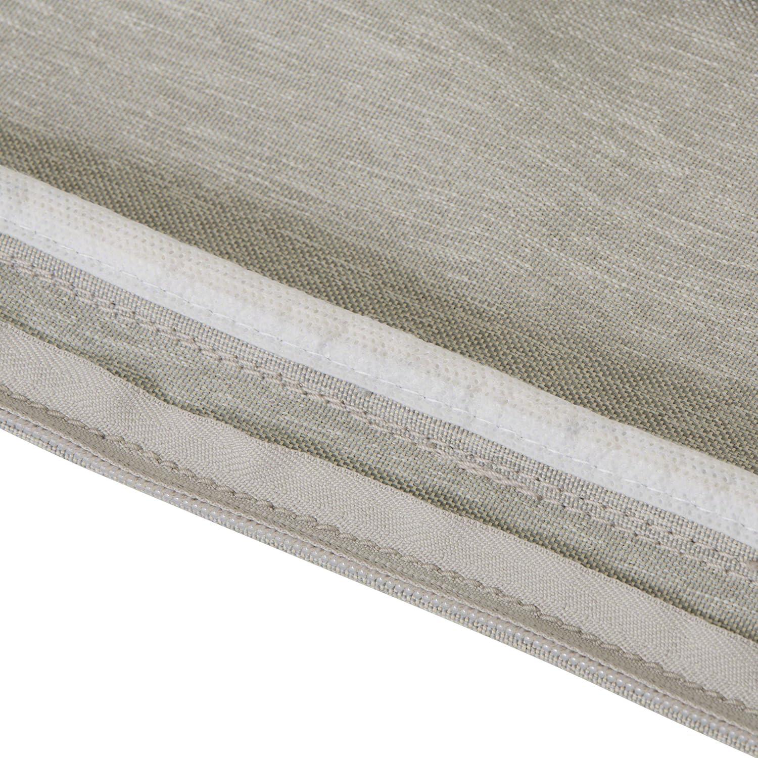 Classic Accessories Montlake FadeSafe Water-Repellent 48 x 18 x 3 Inch Outdoor Bench Cushion, Heather Grey