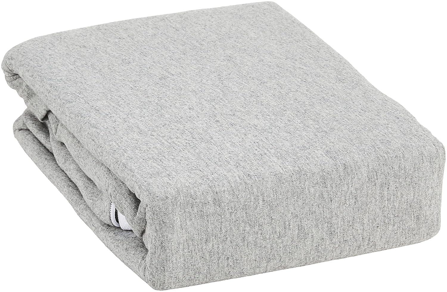 Lavish Home U-Shaped Cotton Full Body and Maternity Pillow Cover for Adult (Gray)