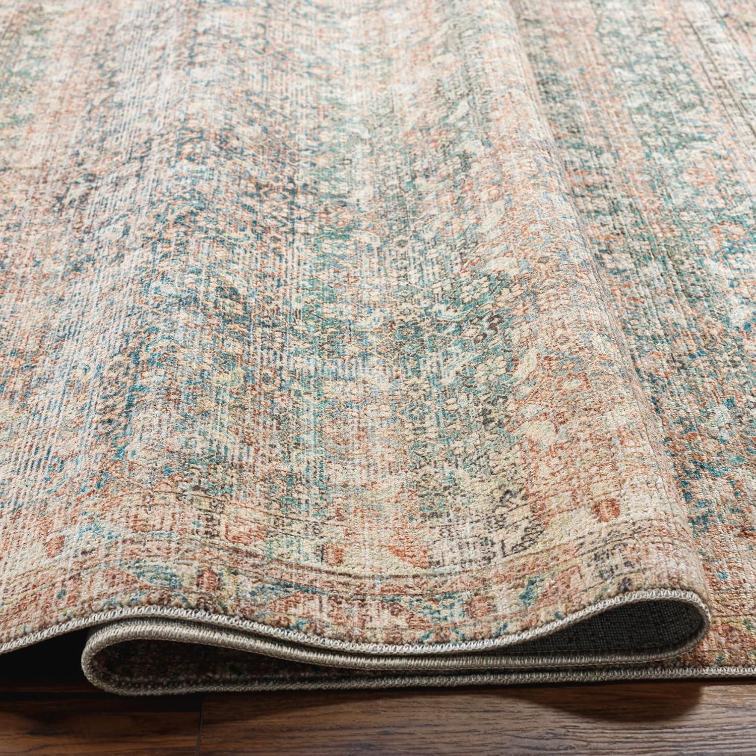 Becki Owens x Livabliss Marlene Vintage Sage/Brown Area Rug