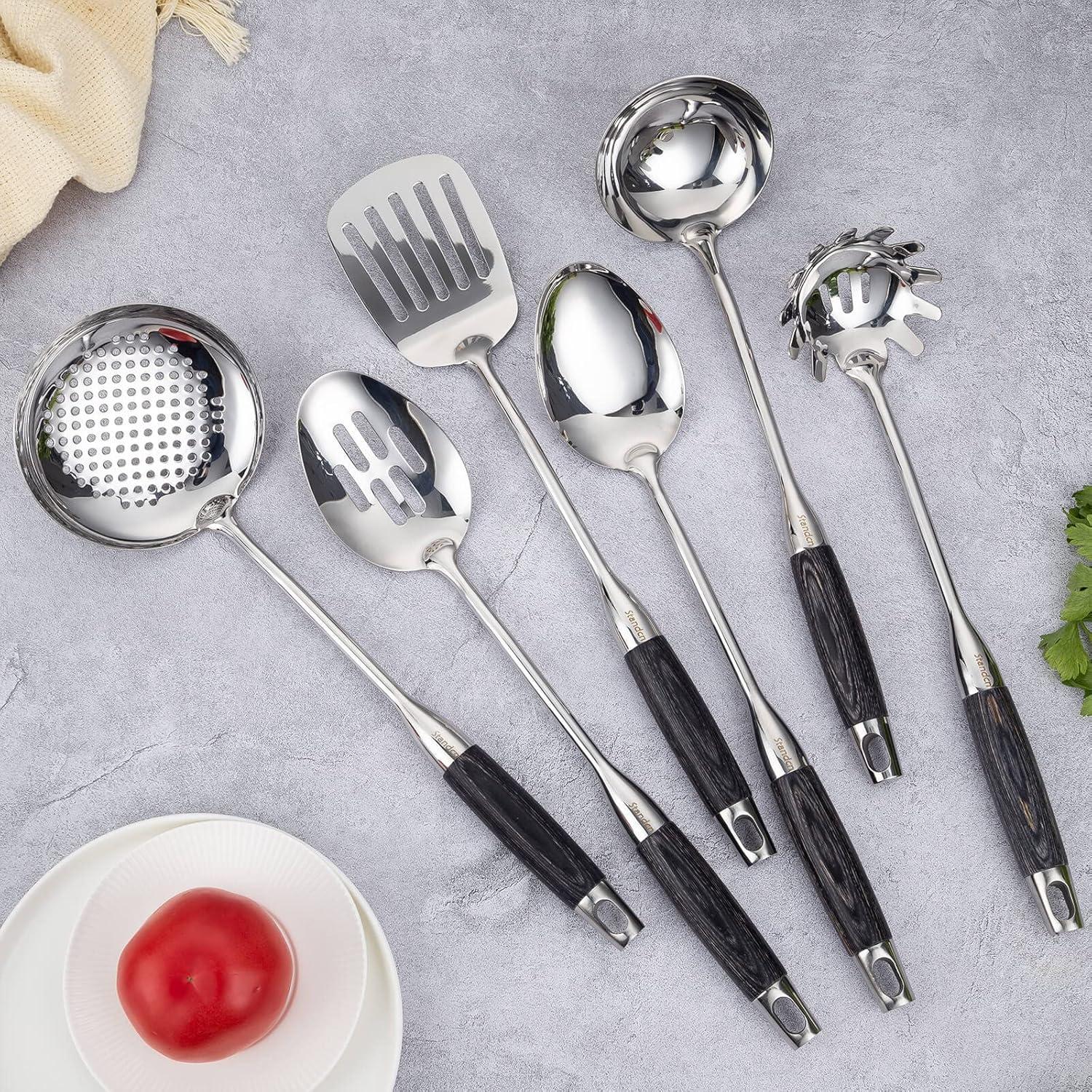 Wuyi 6 Piece Stainless Steel Cooking Utensil Set