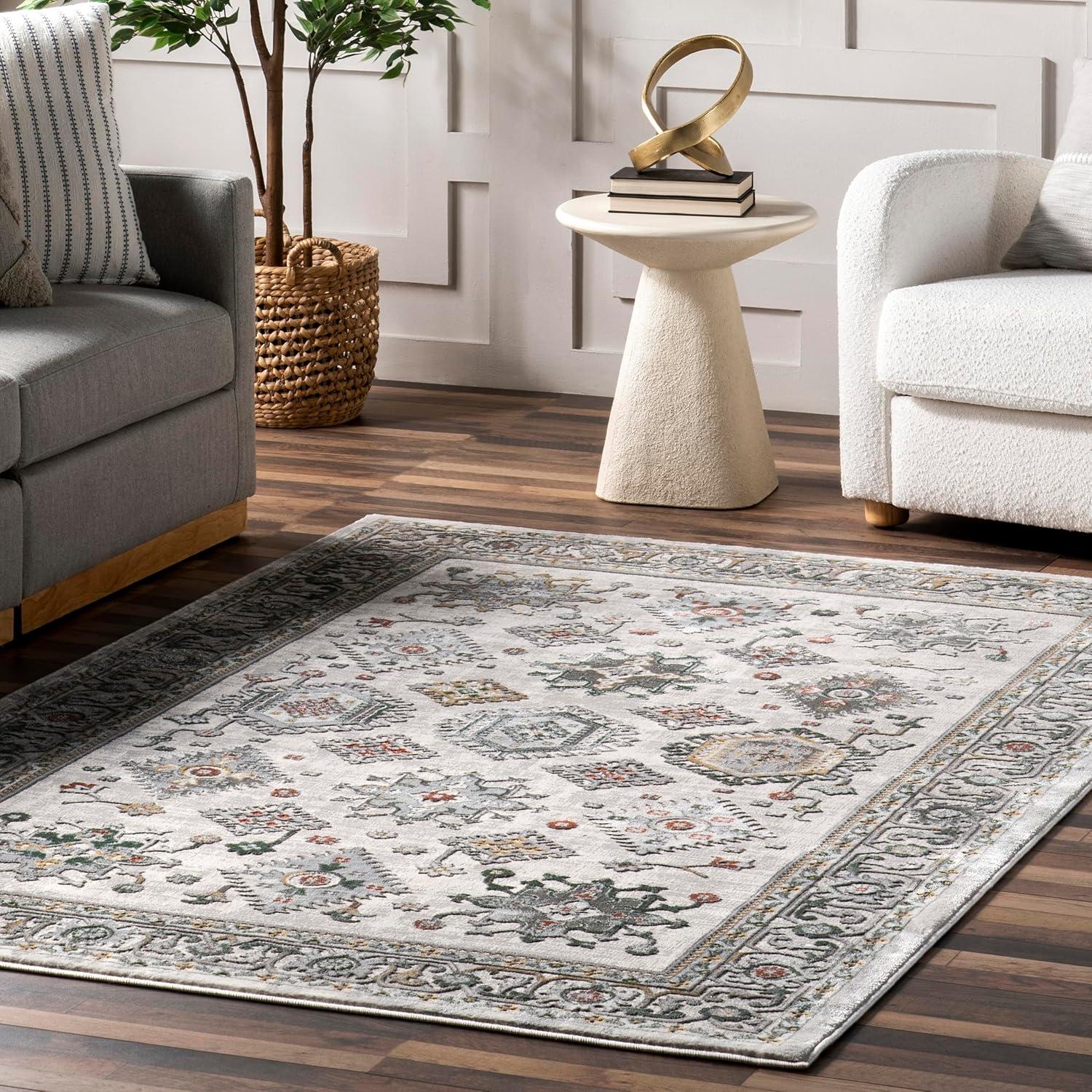 Nuloom Malinda Traditional Bordered Area Rug