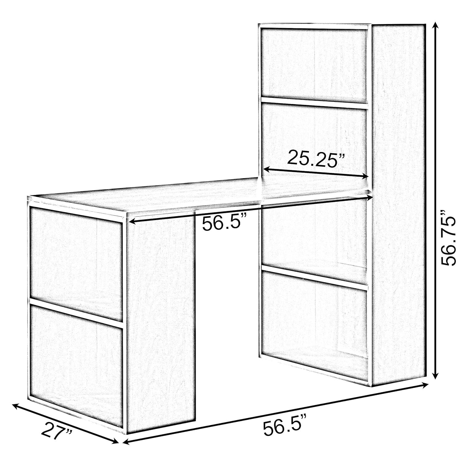 Latitude Run® Solid Wood Writing Desk