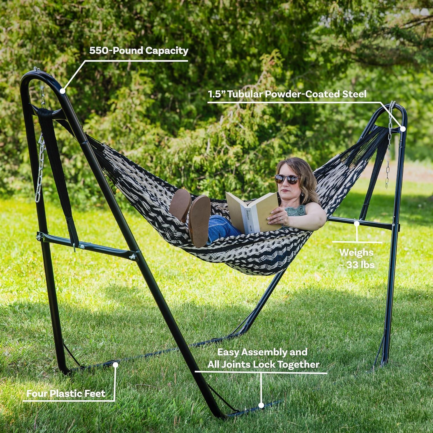 Powder-Coated Steel Multi-Use Universal Hammock Stand