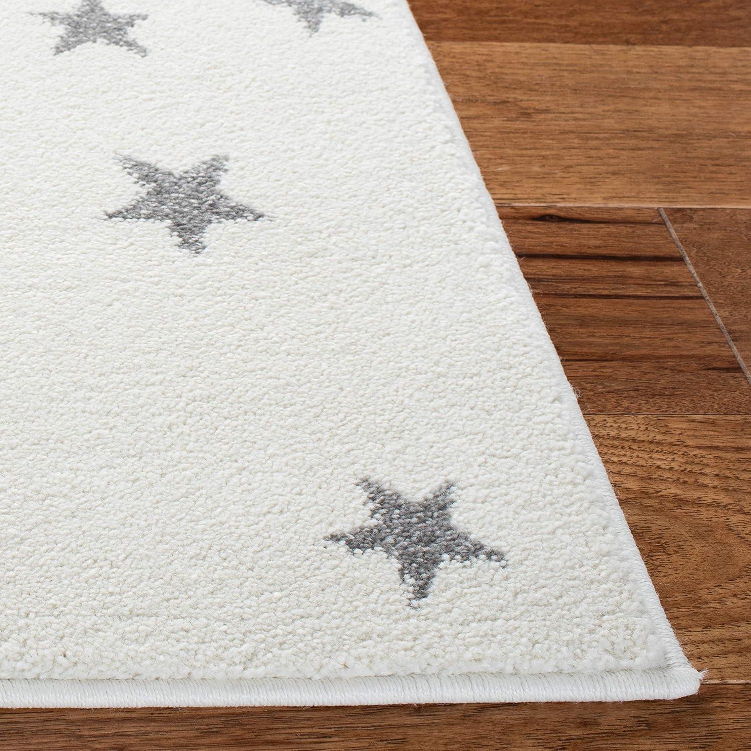 Carousel Kids CRK135 Power Loomed Accent Rug - Ivory/Gray - 2'3"x4' - Safavieh.