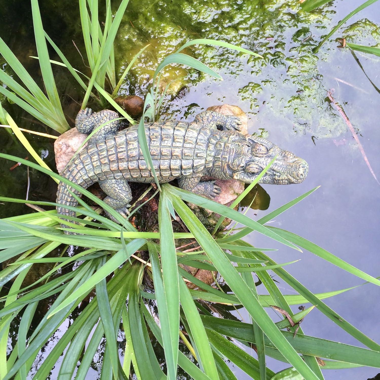 HomeStyles Life's A Beach Alligator Garden Statue