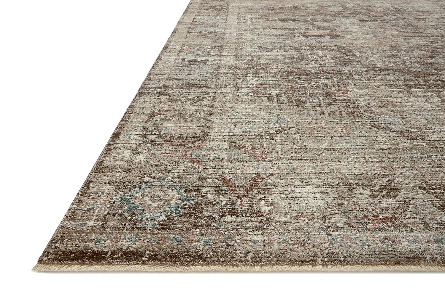 Magnolia Home By Joanna Gaines X Loloi Millie Charcoal / Dove Area Rug