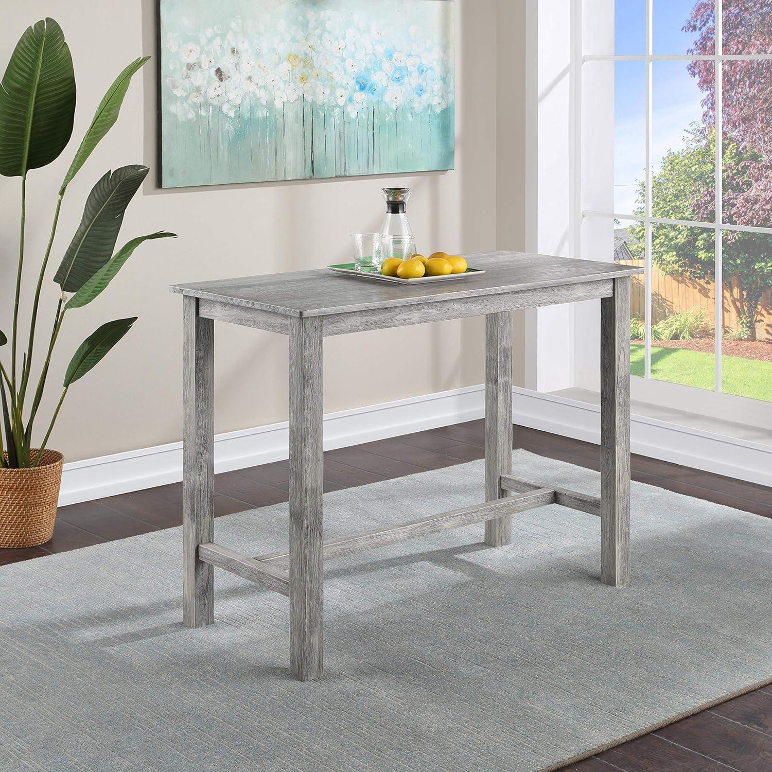 Sonoma Counter Height Pub Table Storm Gray - Boraam: 4-Seat Rectangle