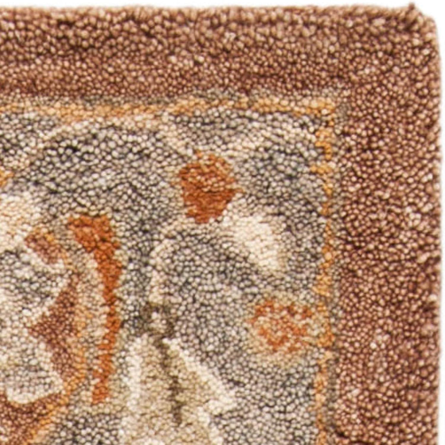 Anatolia AN549 Hand Tufted Indoor Area Rug - Brown/Blue - 9'x12' - Safavieh