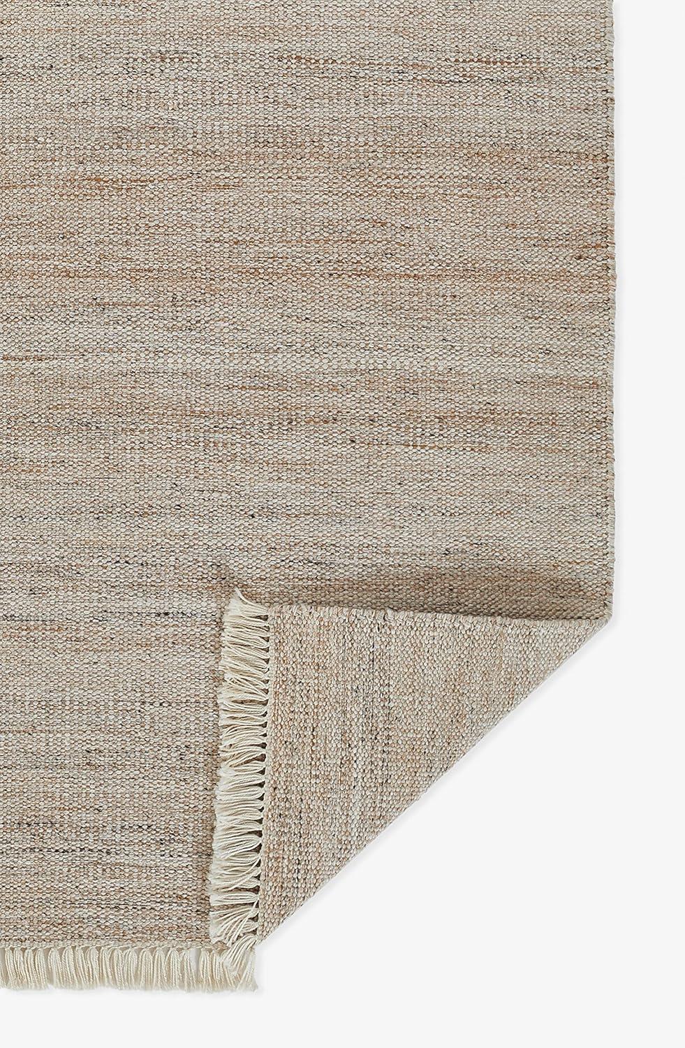 Cove Natural Abstract 8' x 10' Handwoven Indoor/Outdoor Rug