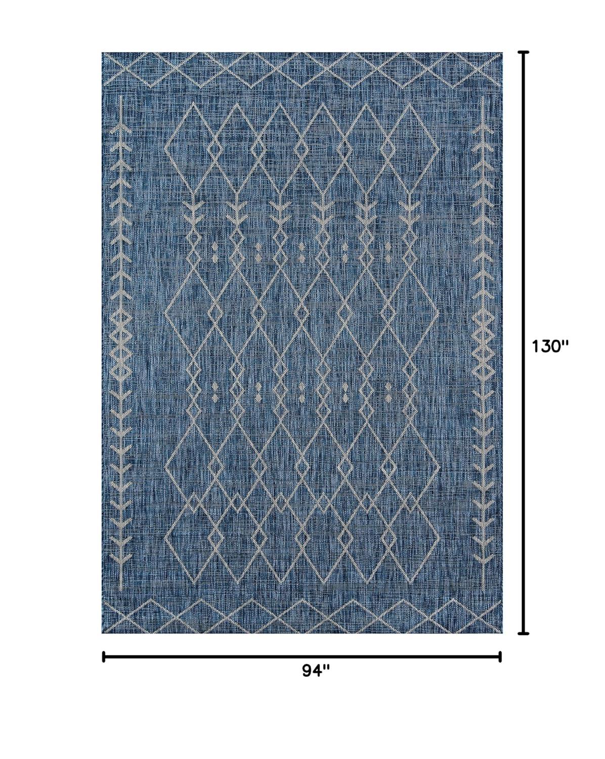 Momeni Villa Monaco Blue/Gray Indoor/Outdoor Rug
