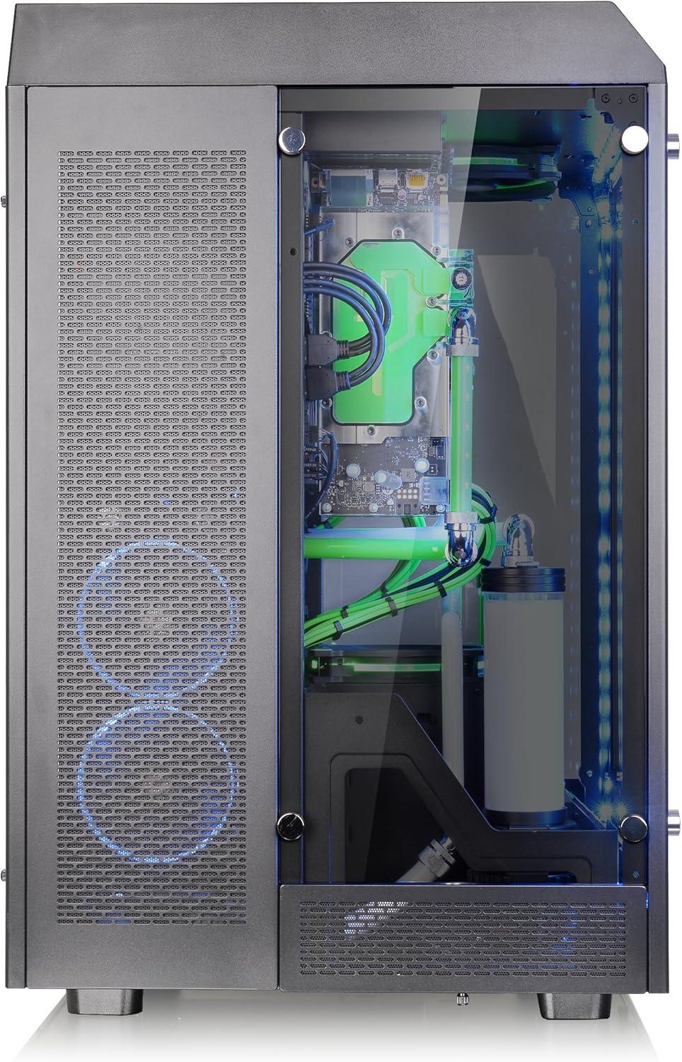 Thermaltake Black Tempered Glass E-ATX Full Tower Gaming Case