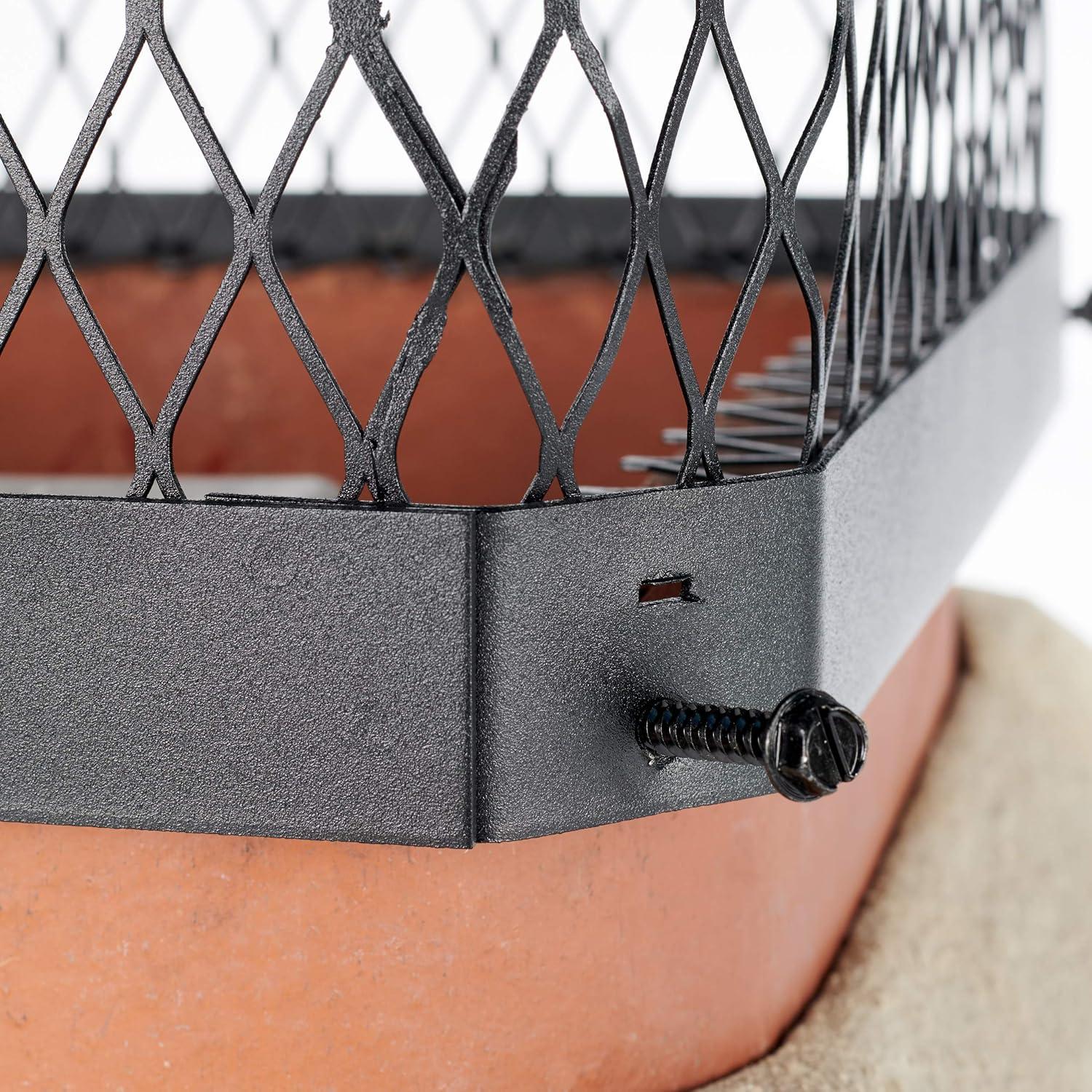 Shelter SC99 Single-Flue Black Galvanized-Steel Chimney Cap (9" x 9")