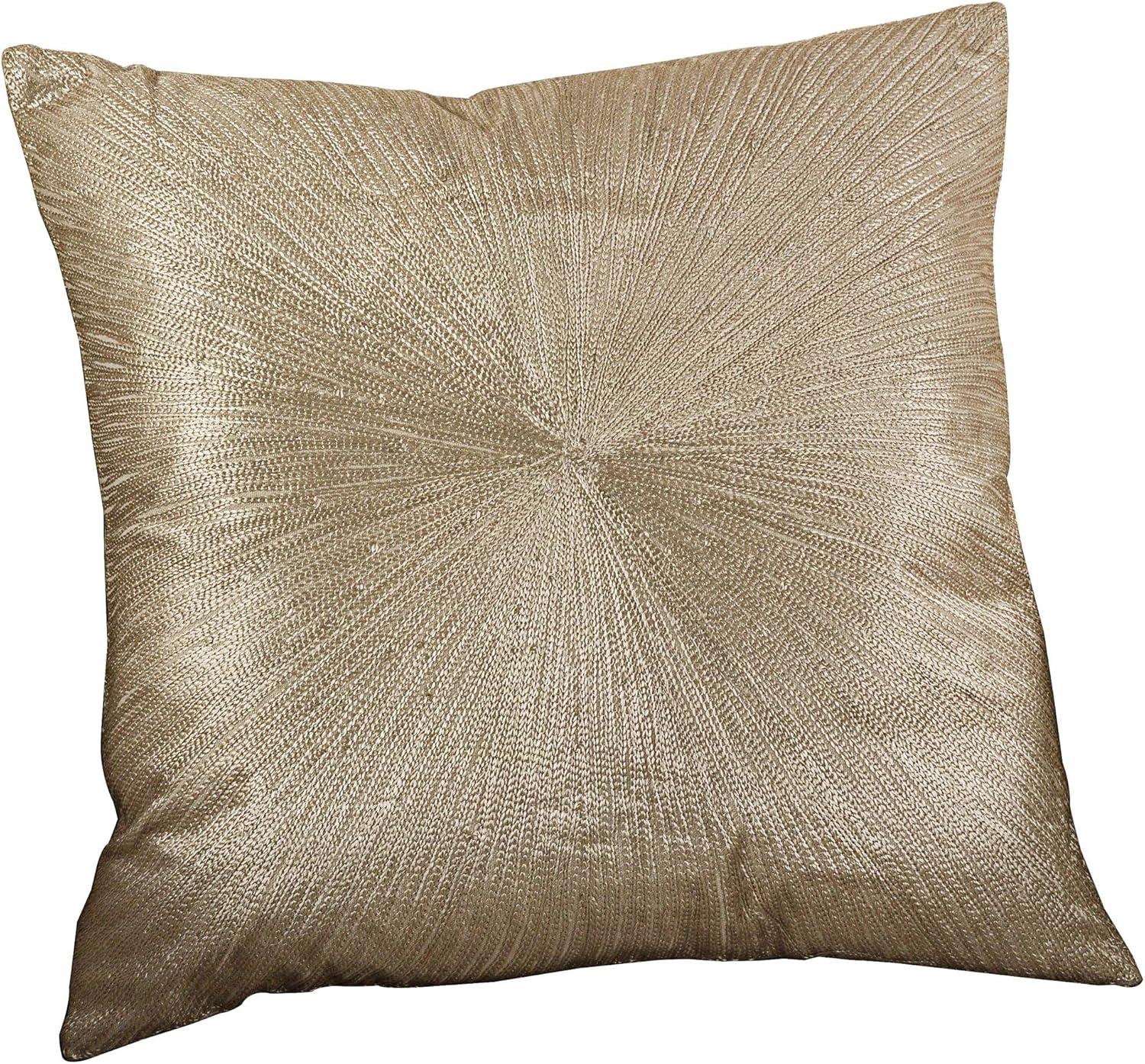 Saro Gemma Design Cotton Throw Pillow