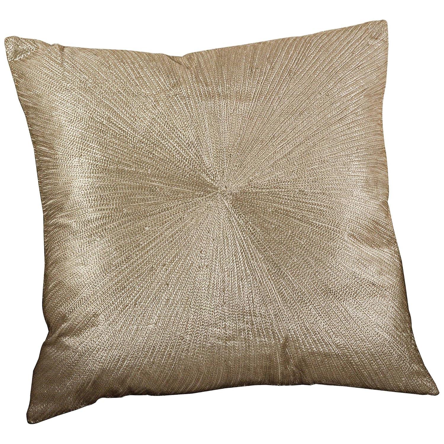 Saro Gemma Design Cotton Throw Pillow