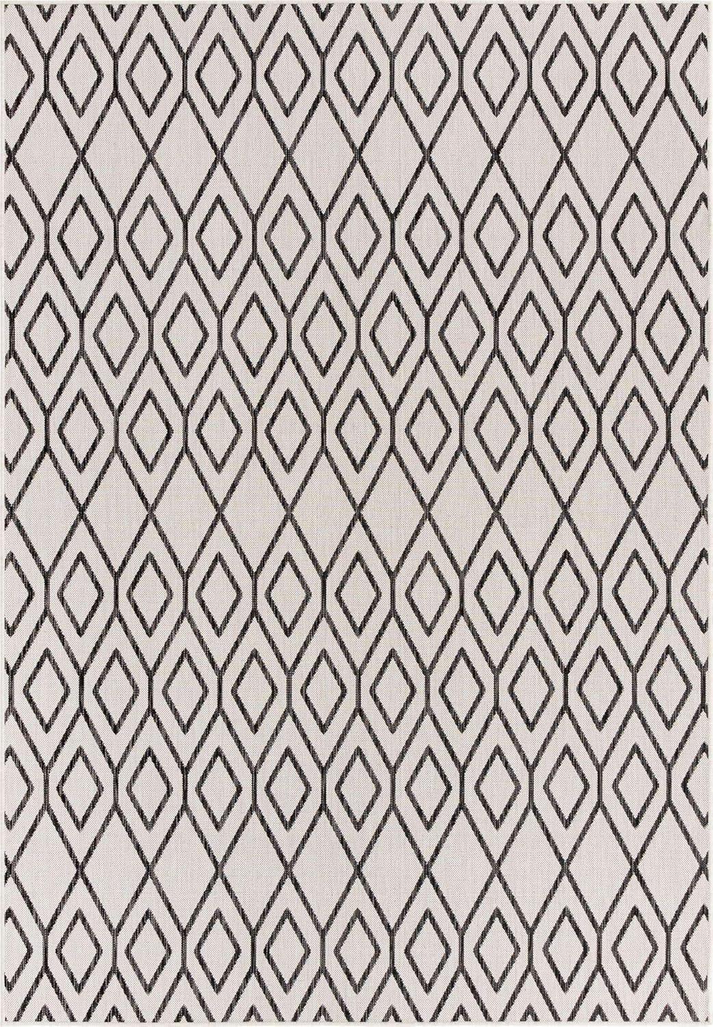 Jill Zarin Outdoor Turks and Caicos Trellis Woven Area Rug