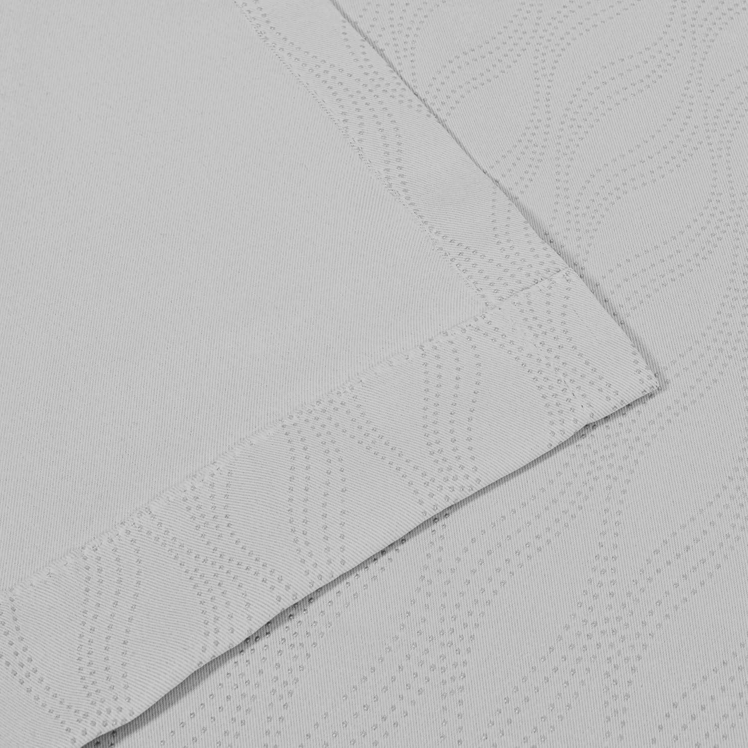 Platinum Blackout Polyester Rod Pocket Window Panels, 26" x 63"