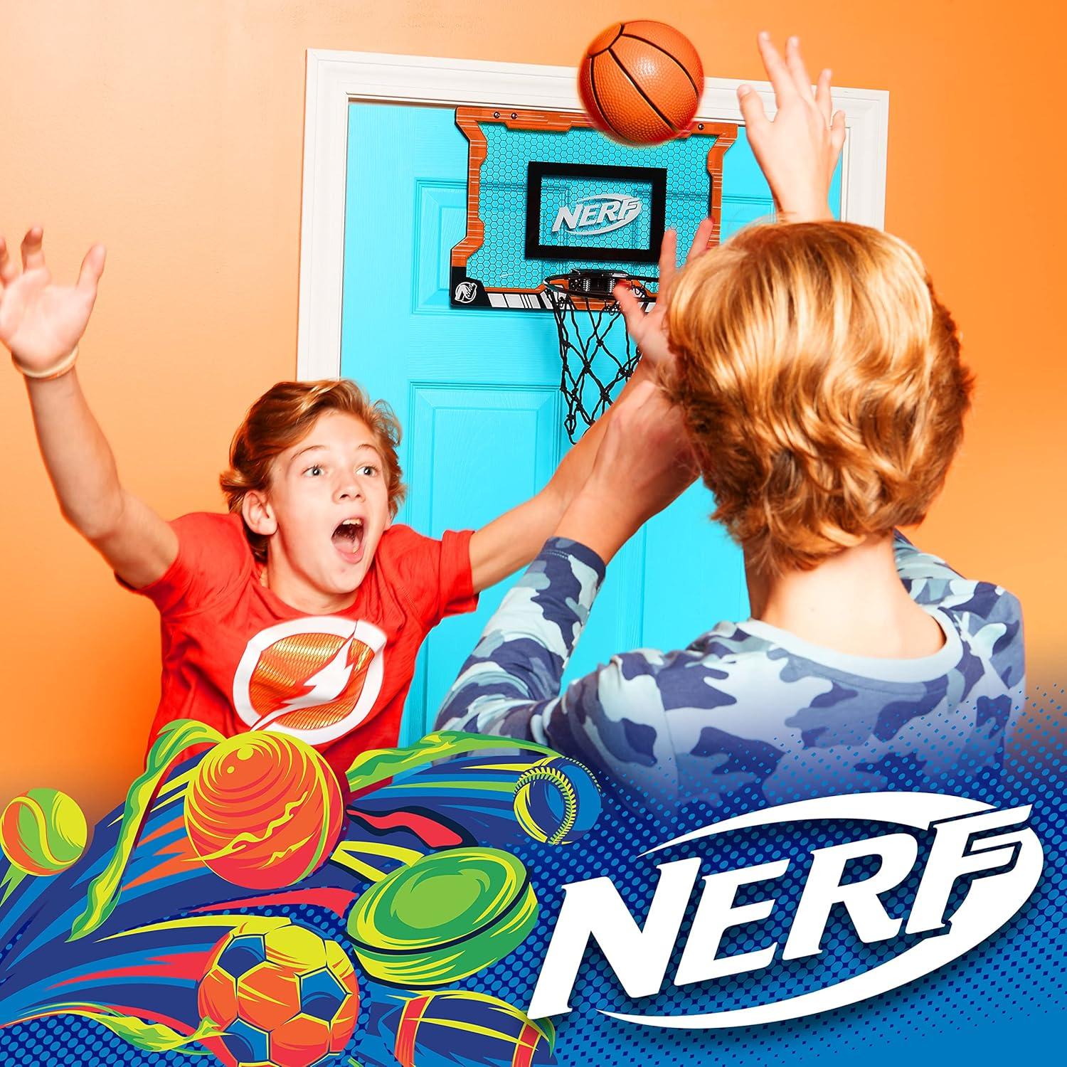 NERF NERF Pro Hoop Mini Basketball Set Over the door Basketball Hoops