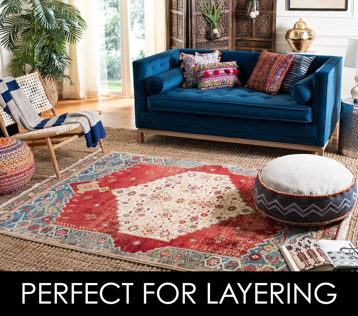 Natural Fiber NF447 Hand Woven Indoor Area Rug - Natural - 7'6"x9'6" - Safavieh