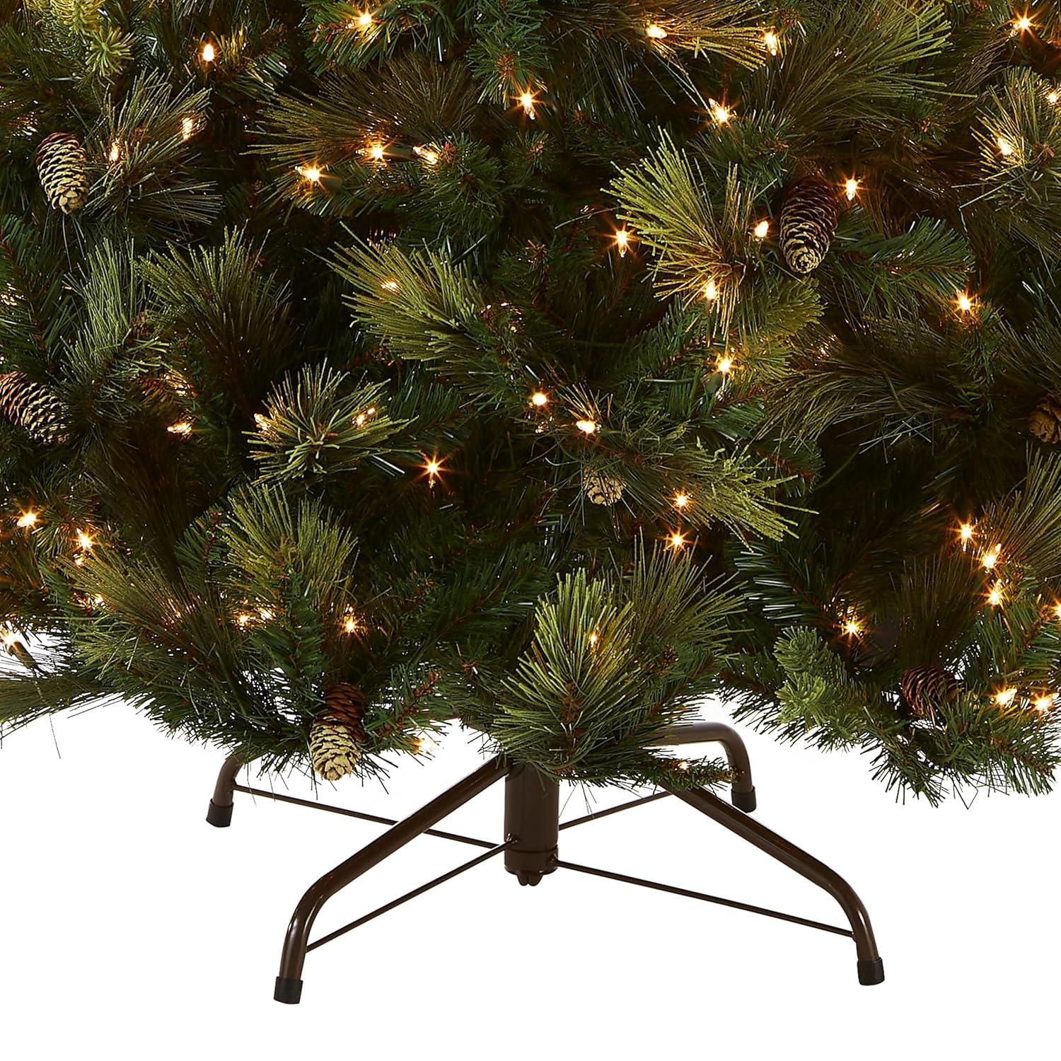 National Tree Company 9' Pre-lit Carolina Pine Artificial Christmas Tree with 900 Clear Lights